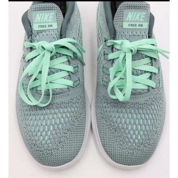 Nike FREE RN Running Rare Mint Green Comfort Shoes Womens 8.5 Fast Shipping - Picture 7 of 8